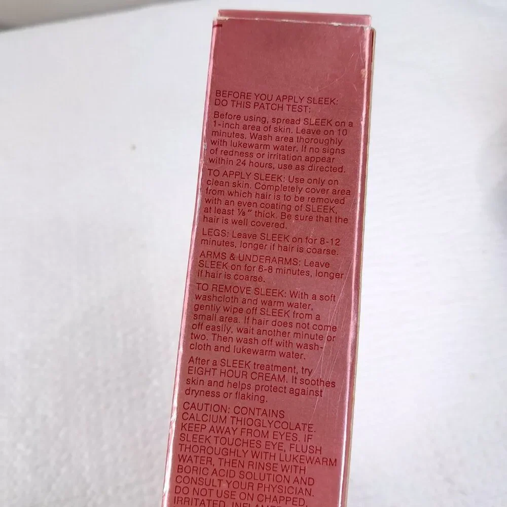 Vintage Elizabeth Arden SLEEK Cream Depilatory made in USA‎ vanity collectible